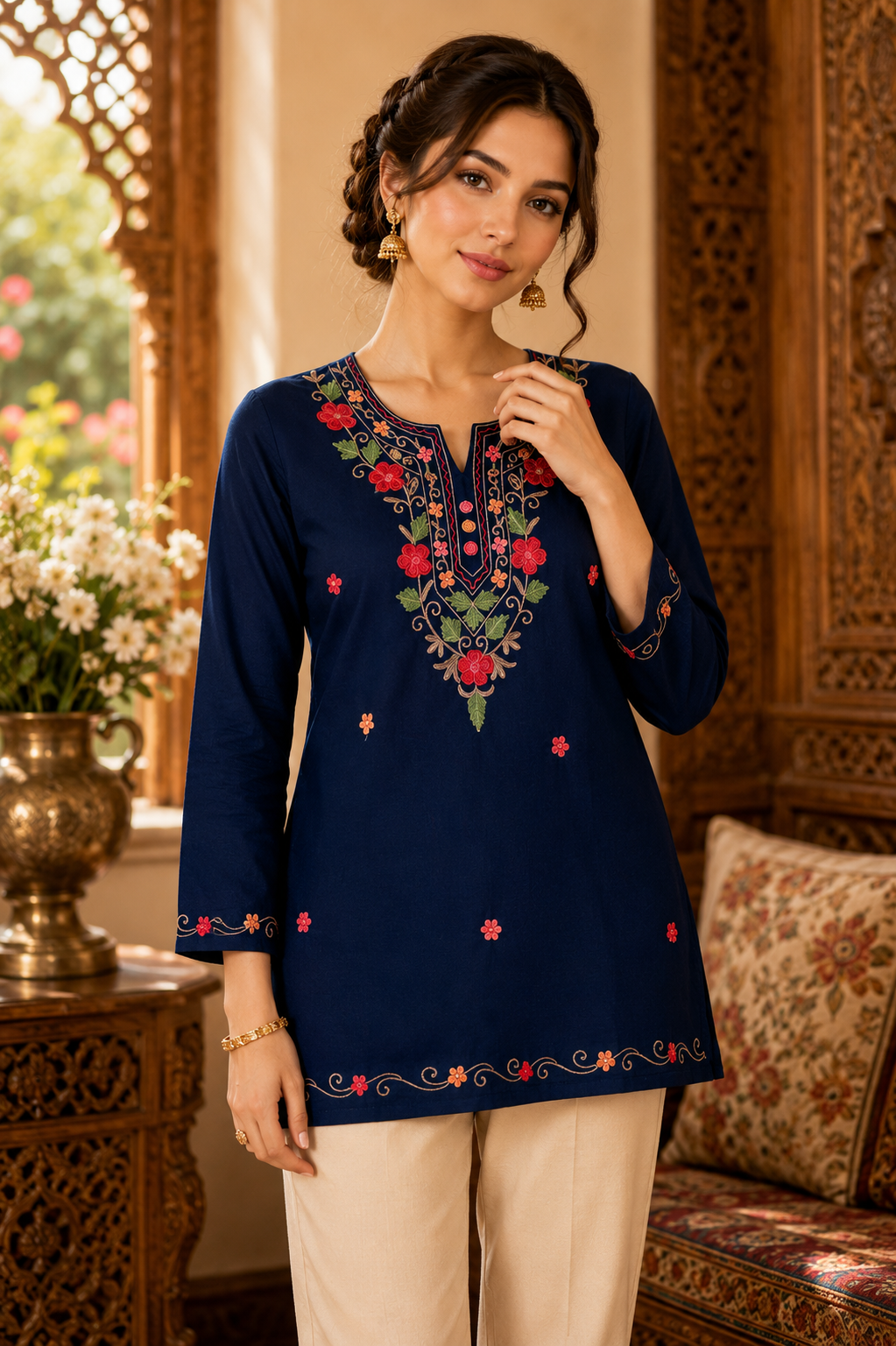 Kashmiri Embroidered Kurta 003
