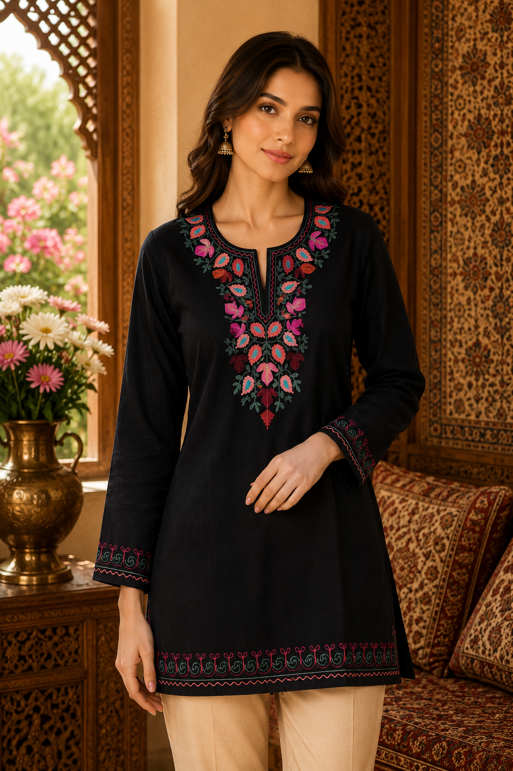 Kashmiri Embroidered Kurta 004