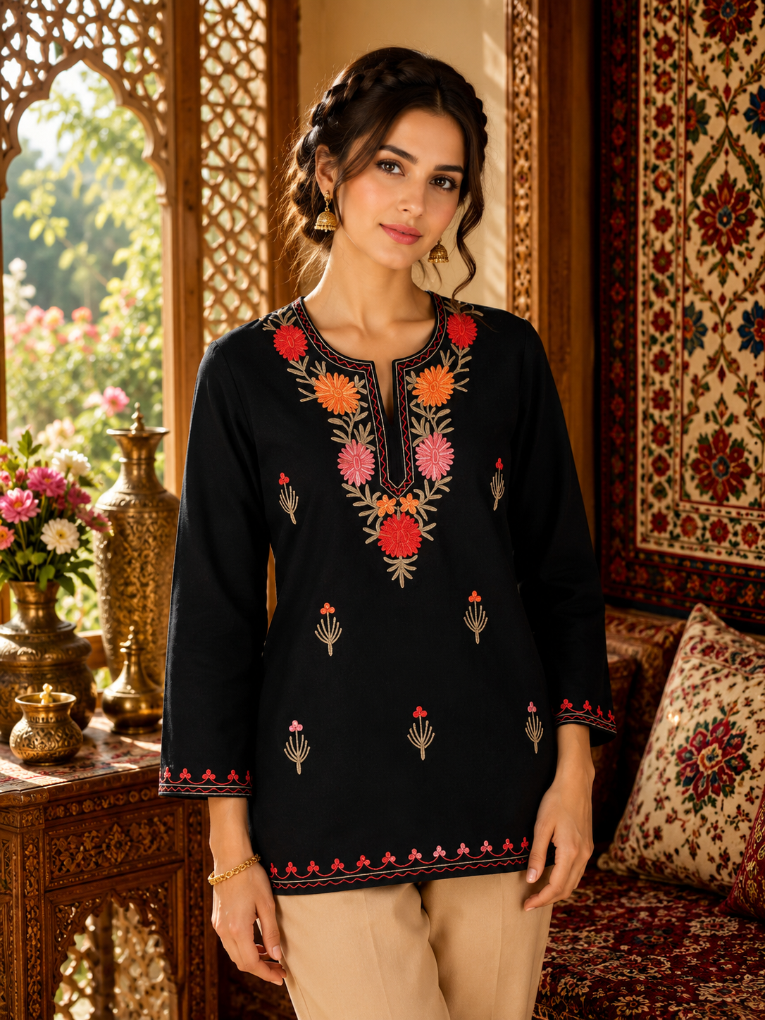 Kashmiri Embroidered Kurta 005