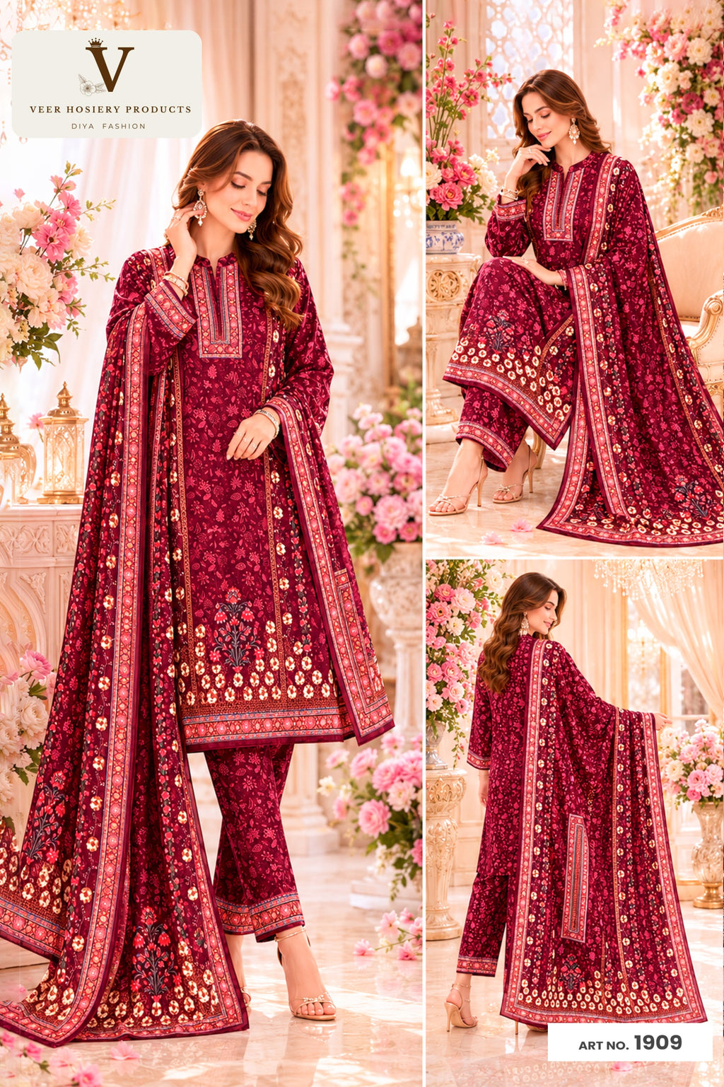 Kurti 3 Piece Set 1909