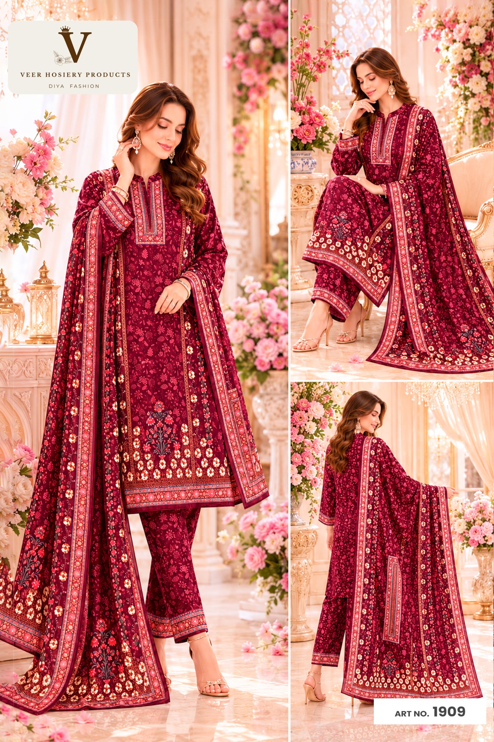 Kurti 3 Piece Set 1909