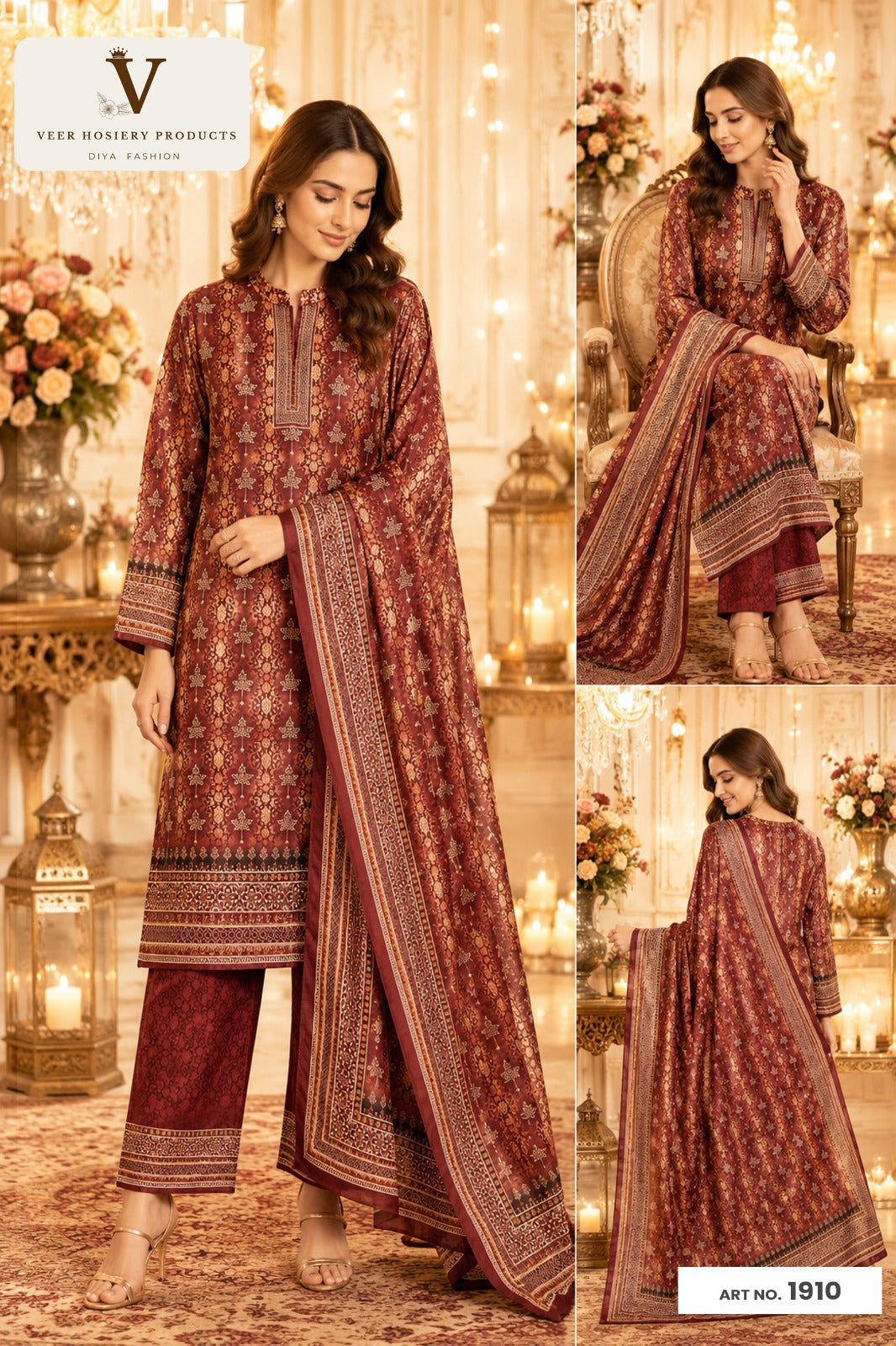 Kurti 3 Peice Set 1910