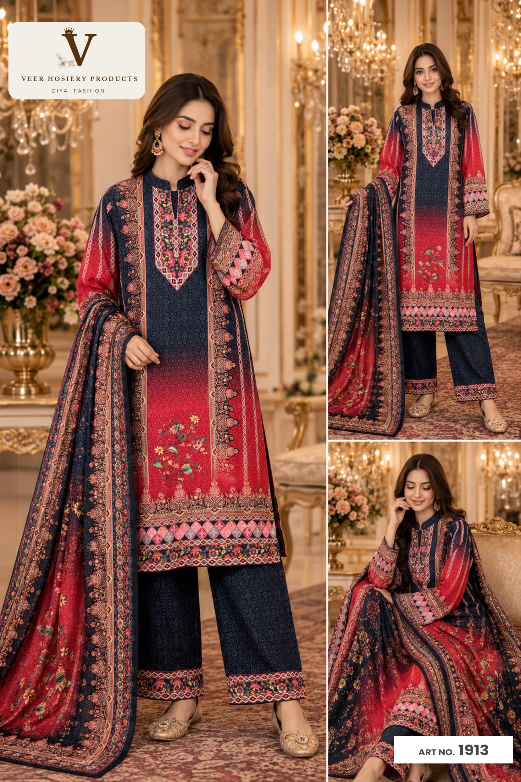 Kurti 3 Piece Set 1913