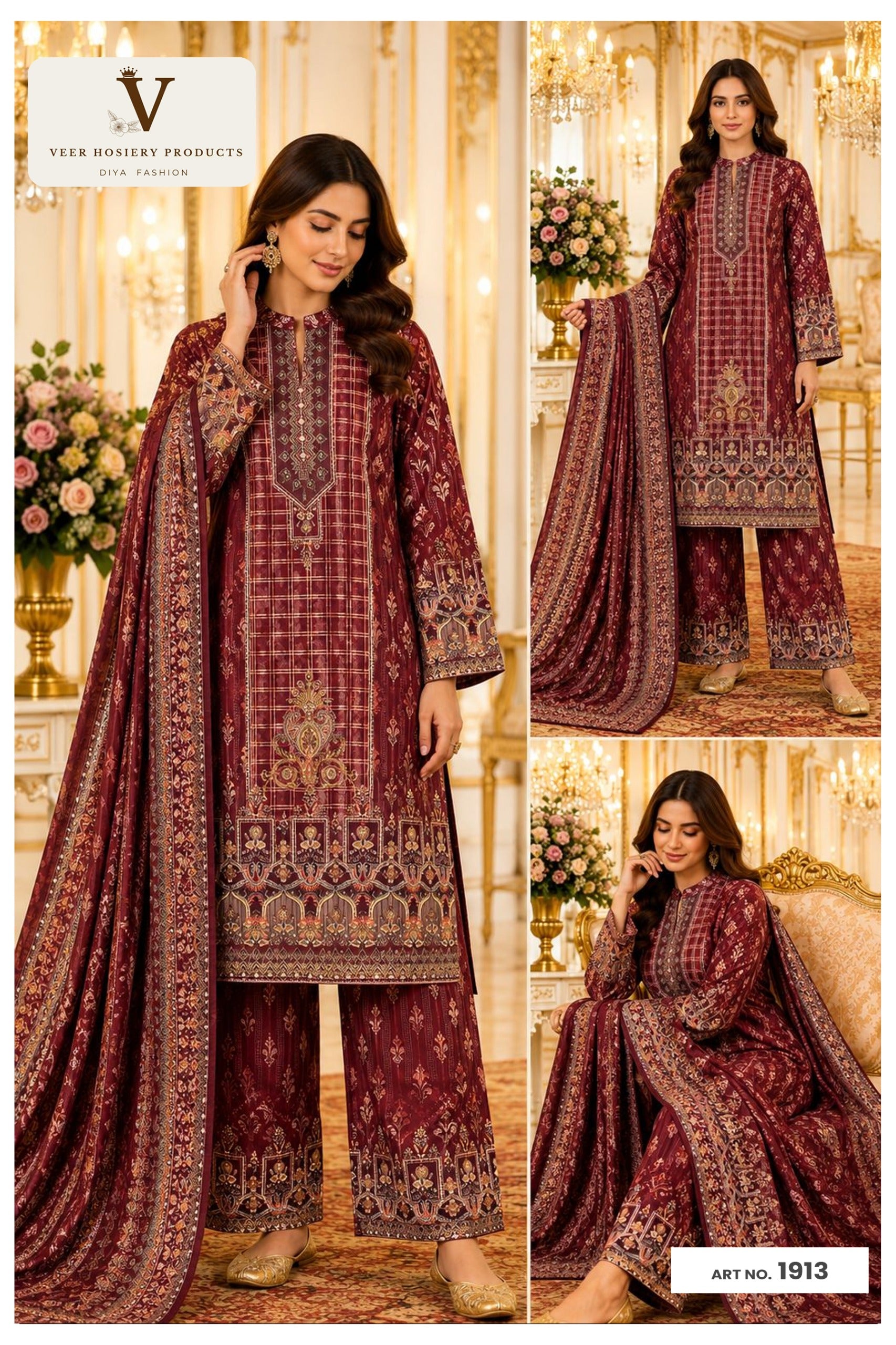 Kurti 3 Piece Set 1914