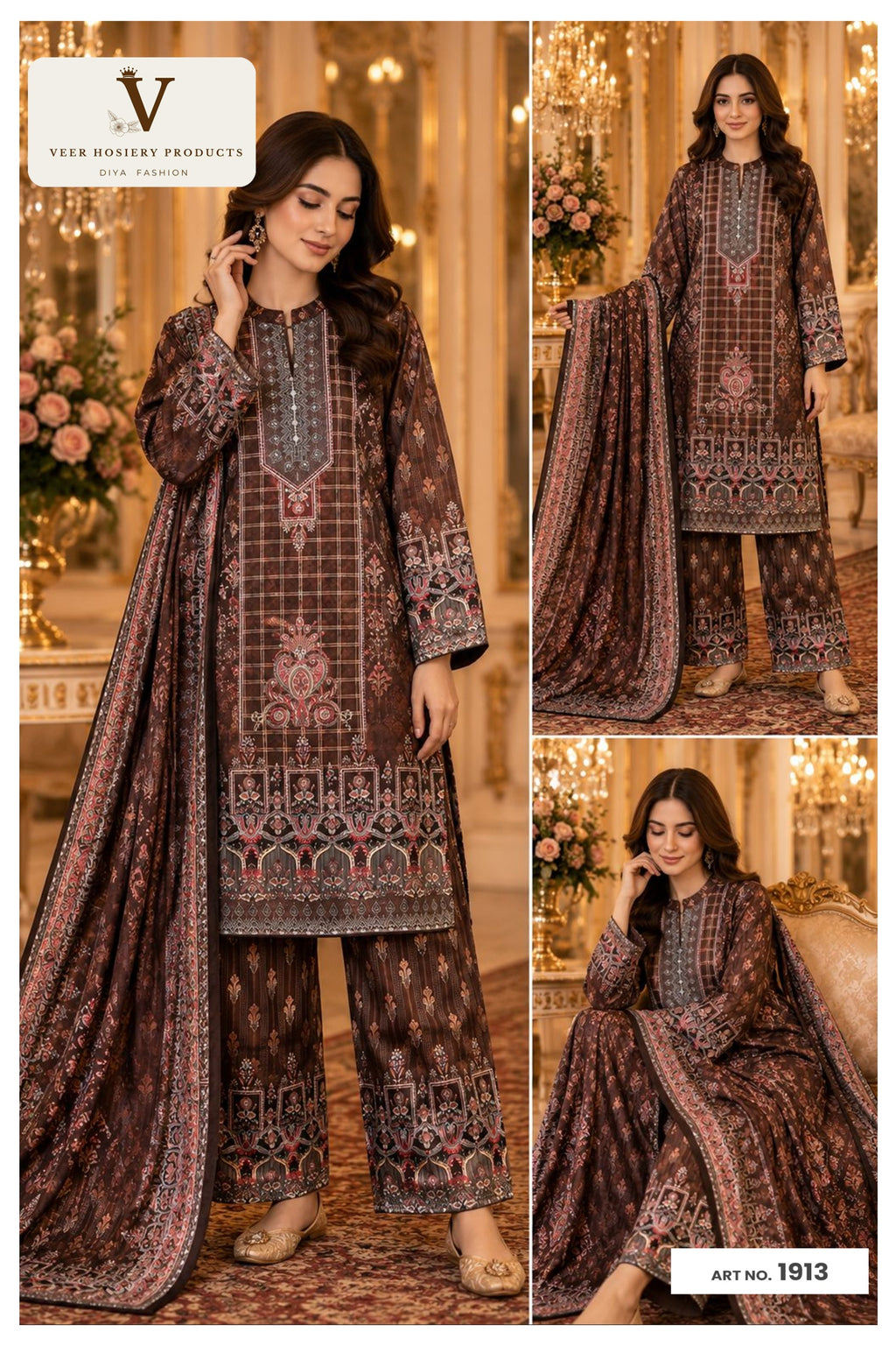 Kurti 3 Piece Set 1914