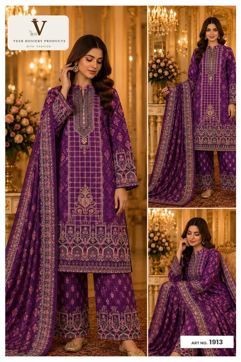 Kurti 3 Piece Set 1914