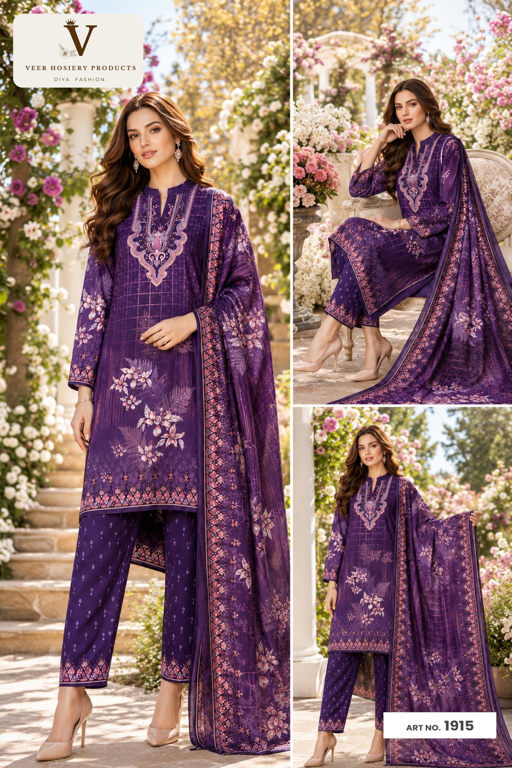 Kurti 3 Piece Set 1915