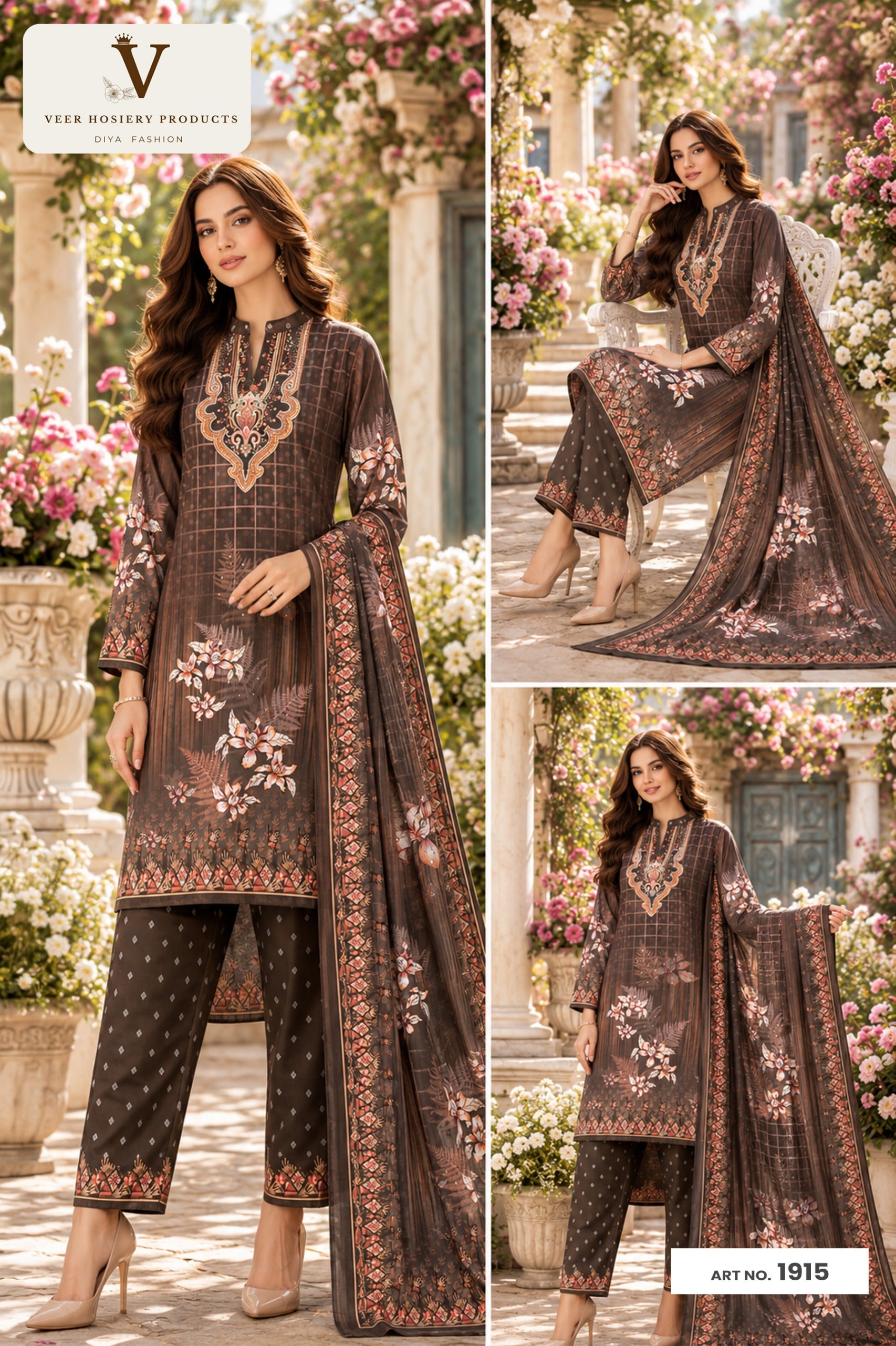 Kurti 3 Piece Set 1915