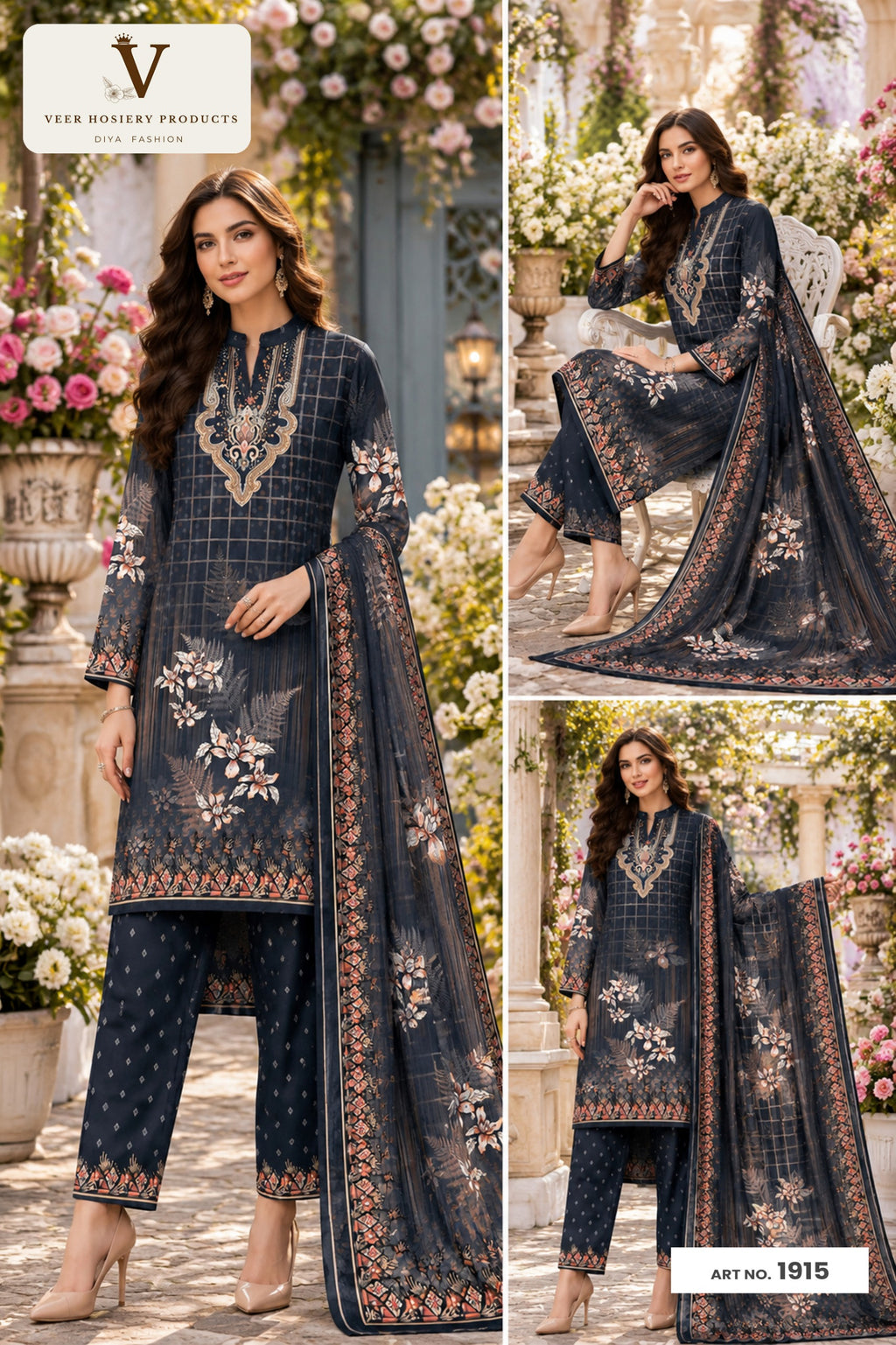 Kurti 3 Piece Set 1915