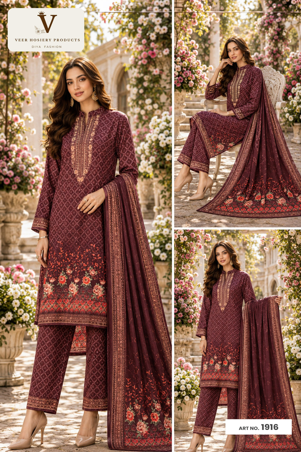 Kurti 3 Piece Set 1916