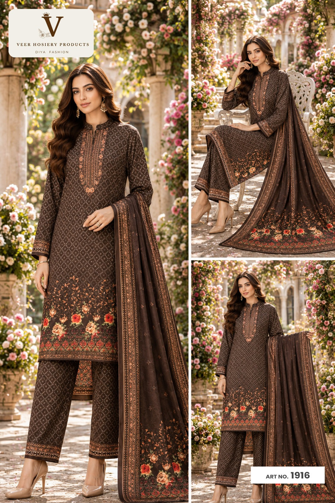 Kurti 3 Piece Set 1916