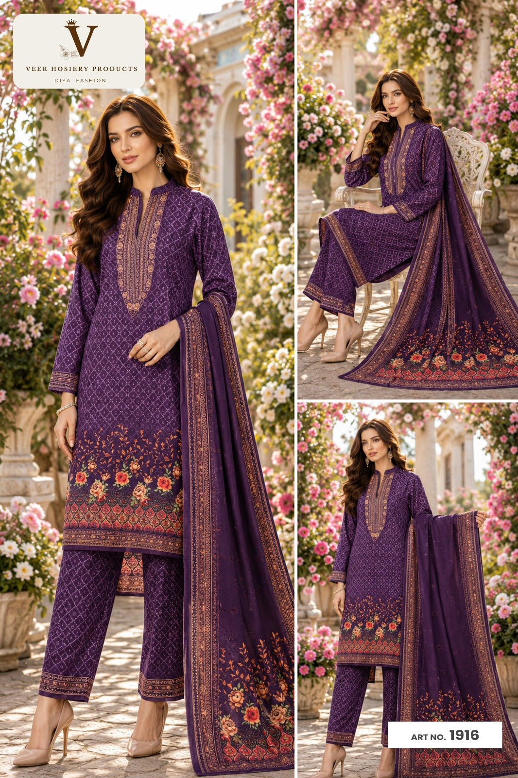 Kurti 3 Piece Set 1916
