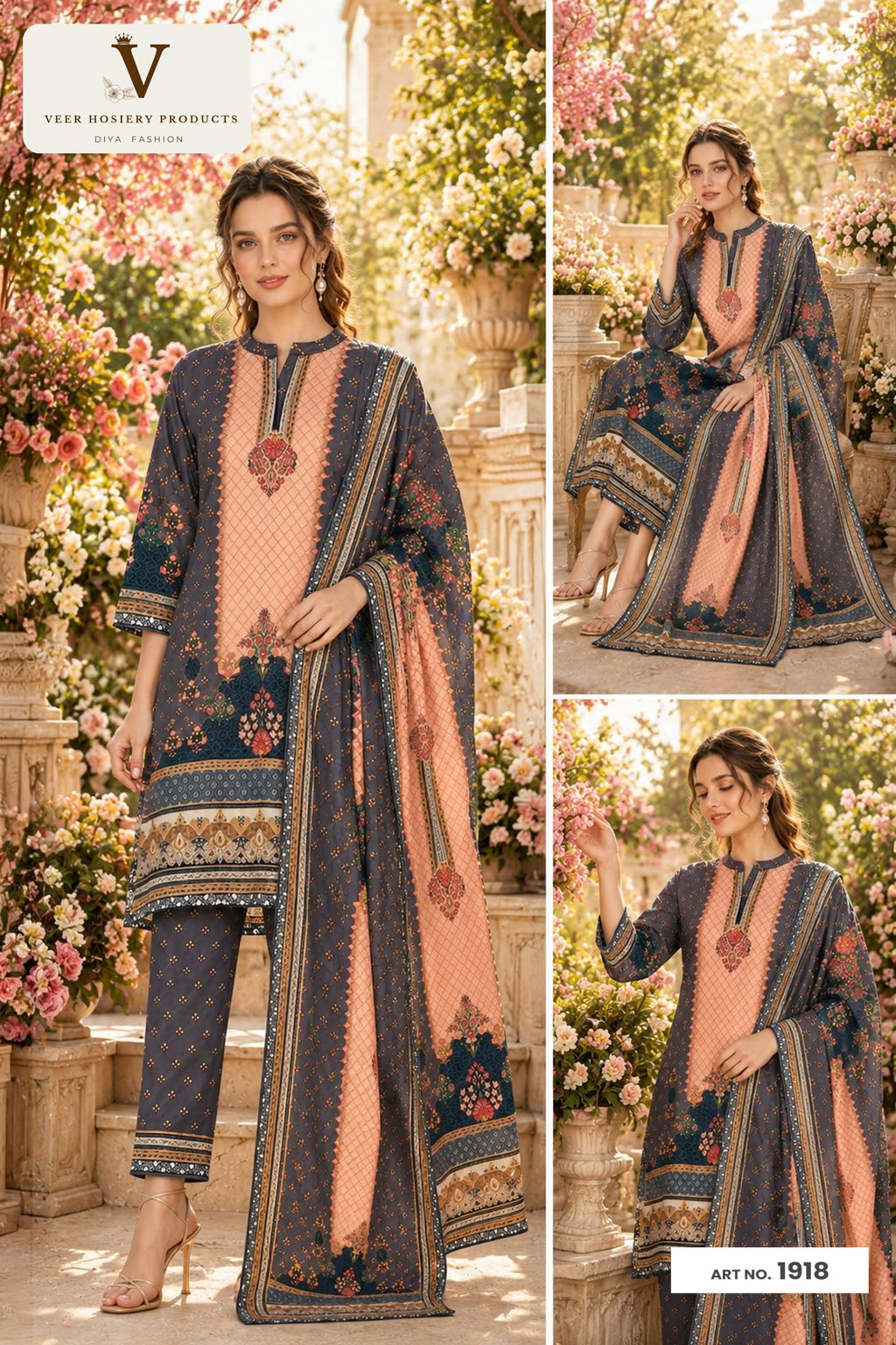 Kurti 3 Piece Set 1918