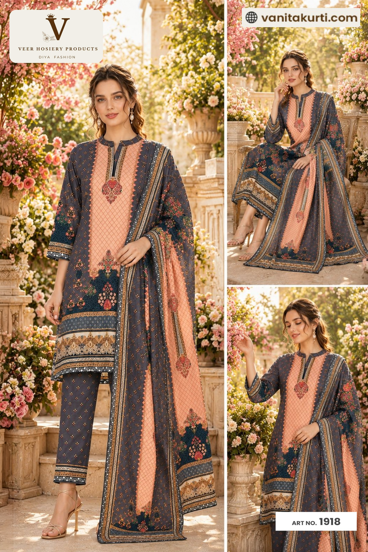 Kurti 3 Piece Set 1918