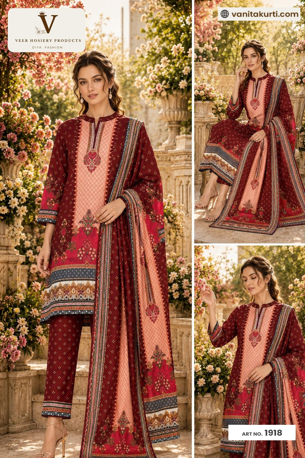 Kurti 3 Piece Set 1918